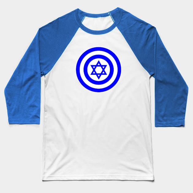 JEWISH SHIELD Baseball T-Shirt by LILNAYSHUNZ